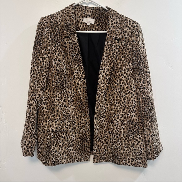 ANN TAYLOR LOFT leopard print blazer - Picture 4 of 9